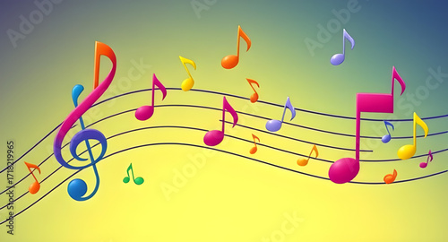 abstract music background