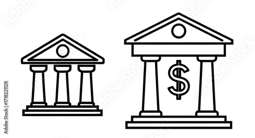 bank institution, monetary icon, investment icon, fund icon, loan icon, cash flow icon, financial management icon, government building icon, bank structure, finance office icon, money transfer icon, f
