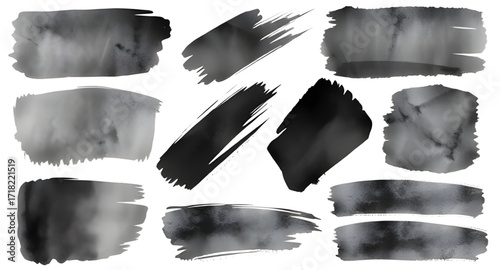 black brush stroke set, ink brush strokes, paint brush set, grunge texture, brush stroke collection, abstract ink lines, artistic strokes, hand drawn brushes, paint streaks, dry brush texture, black p