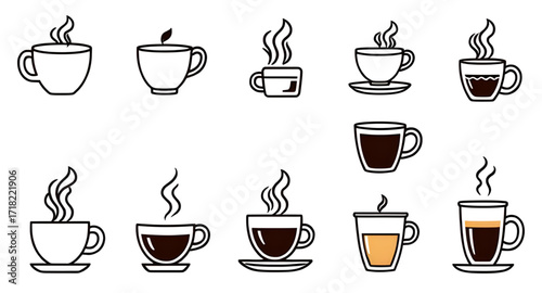 coffee cup line art, coffee line drawing, minimalist coffee icon, coffee mug outline, tea cup line art, hot drink icon, caffeine symbol, barista design, espresso cup, cappuccino line art, latte icon, 