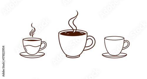 coffee cup line art, coffee line drawing, minimalist coffee icon, coffee mug outline, tea cup line art, hot drink icon, caffeine symbol, barista design, espresso cup, cappuccino line art, latte icon, 