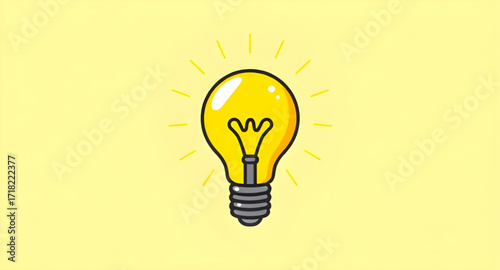 creative idea cartoon, innovation light bulb cartoon, cartoon glowing bulb, funny idea bulb, cartoon invention light, eureka moment cartoon, cartoon brain bulb, inspiration light cartoon, cartoon elec