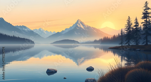 nature lake background, turquoise mountain lake, scenic wallpaper mountains, calm water lake wallpaper, mountain and sky background, natural lake scenery, misty mountains with lake, tranquil nature wa