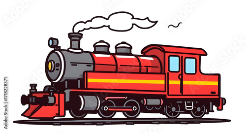 locomotive art, retro travel cartoon, railway journey cartoon, train doodle cartoon, antique steam engine, cartoon toy train, cartoon train with smoke, old fashioned train drawing, classic steam railw