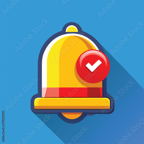 3d notification bell icon with a red alert badge symbolizing urgent messages and important announcements