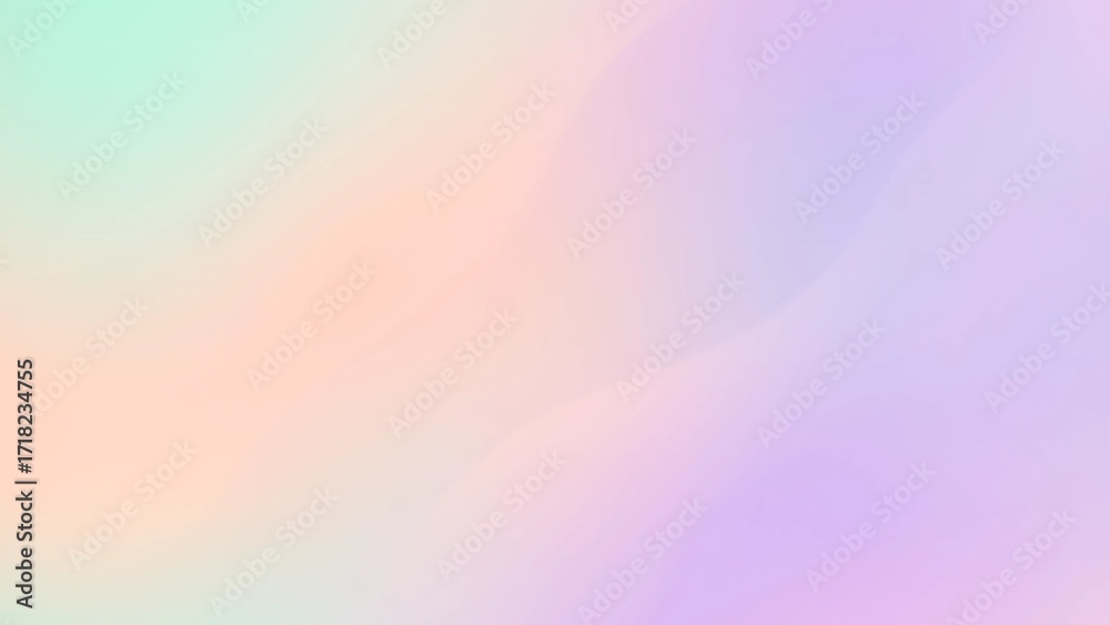 Obraz premium Pastel Gradient Wallpaper with Soft Curves