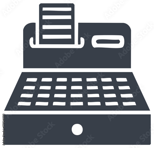 Point of sale system device for processing transactions and printing receipts