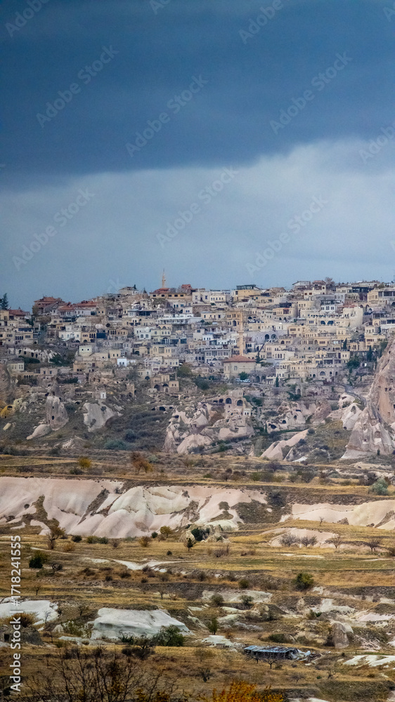 Fototapeta premium Views of cappadocia with rocks and valleys