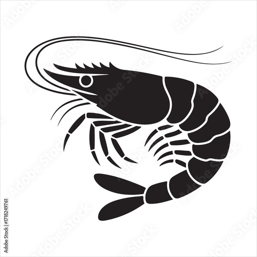Black and white cat and fish vector illustration tattoo design