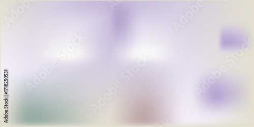 AbstractPastel winter gradient background. Minimalist winter landscape. Sky. Puffy clouds.