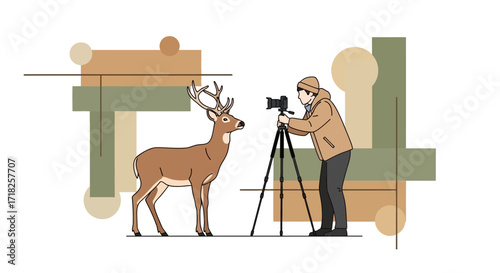 Wildlife Photographer Captures Majestic Deer in Its Natural Environment for Magazine