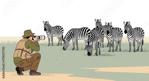 Wildlife Photographer Captures Zebras in Their Natural Habitat for Stunning Imagery