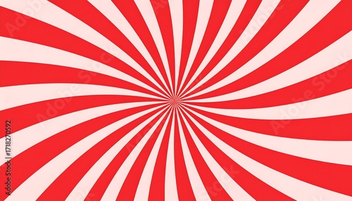 Radiant red and pink radial pattern