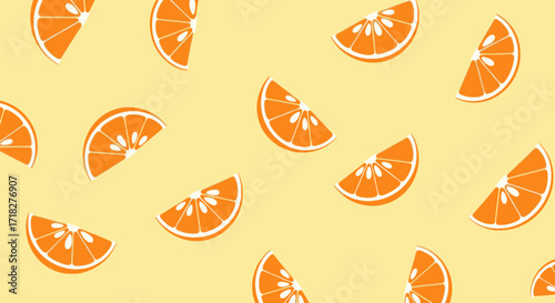 Vibrant Organic Vegetable Food A Delightful Pattern of Citrus Slices