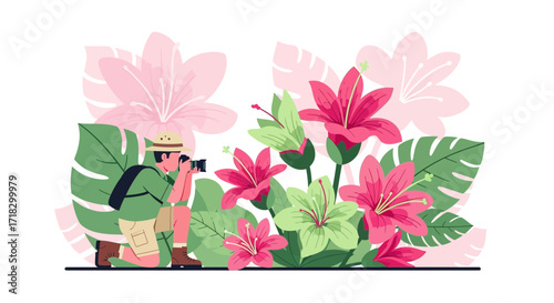 Photographer Captures Floral Beauty During A Botanical Exploration Illustrated Design