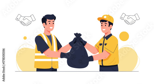 Partnership And Collaboration: Delivering Essential Provisions And Goods Together In Harmony