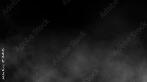 Smoke clouds fog rising overlay. Smoke floating in slow motion on dark space easy to add to your shot smoke effect . Smoke on black background