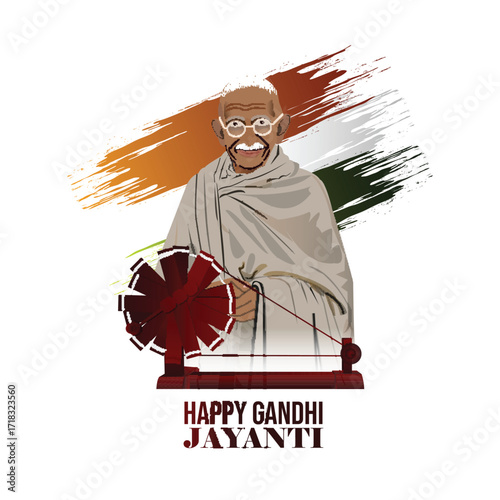 Gandhi jayanti 2nd october background