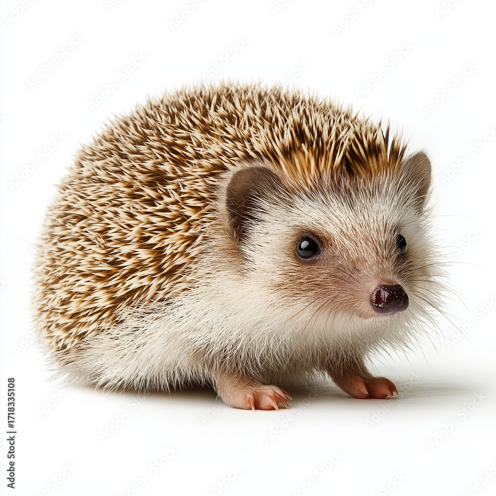 Obraz premium hedgehog isolated on white background
