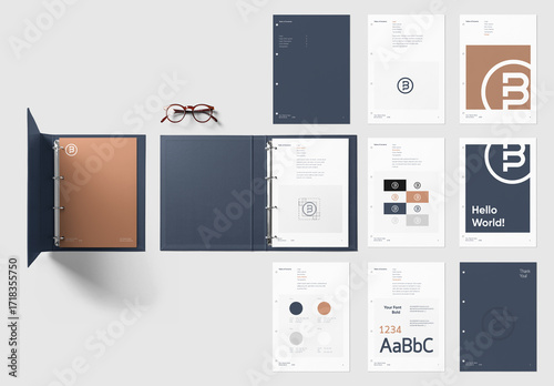 View From Above Brandbook Mockup