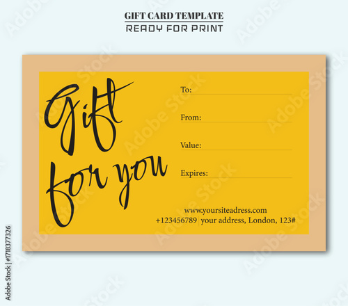 Stylish gift card and voucher templates — perfect for promotions, thank-you notes, or special offers. Ready to print and easy to customize for your business.