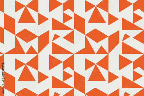 orange geometric seamless pattern tessellation abstract modern design background vector art hd scalable eps png jpg
