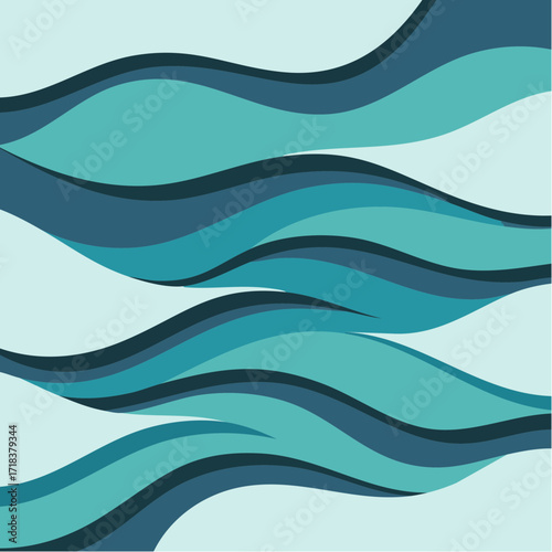 breathing flow mosaic with carved shadow lines and shard alternation