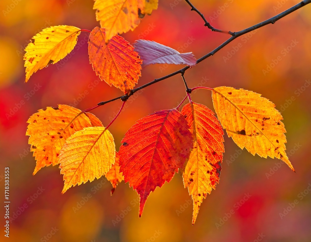 Fototapeta premium Vibrant autumn leaves (3)