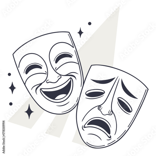 comedy and tragedy mask