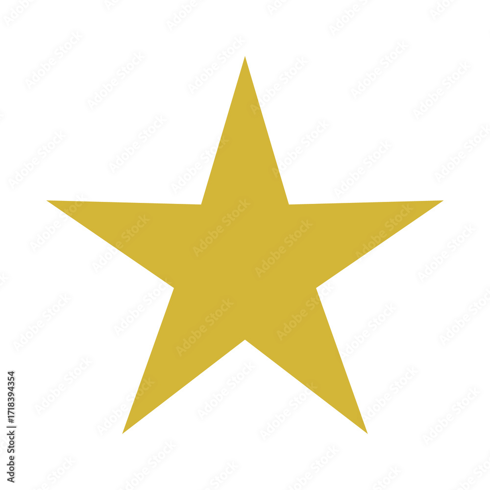 Obraz premium Golden Star Icon. Star Symbol For Designs.
