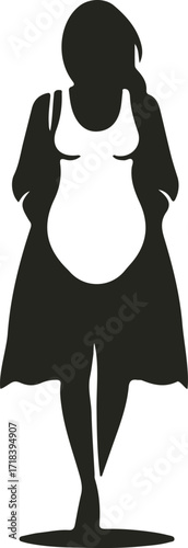 A loving mother cradling her baby in a gentle embrace, forming a heart shape with soft lines—symbolizing care, warmth, and unconditional love.