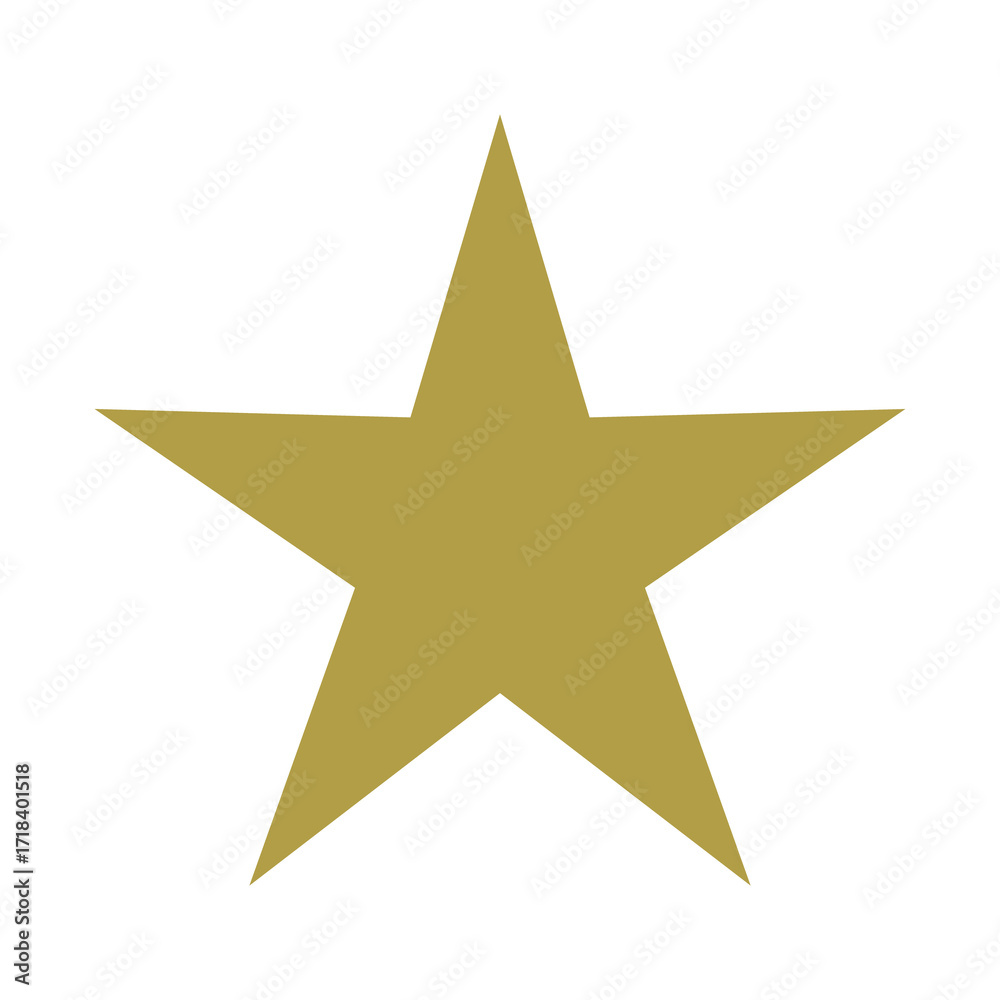 Obraz premium Golden Star Icon. Star Symbol For Designs.