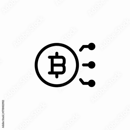 crypto currency icon sign vector