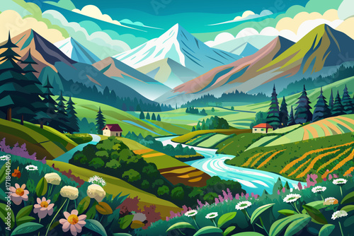 North India is a land where mountains talk to the sky. The Himalayas shine like a jewel in the heart of nature with the glory of its white snows. Clear rivers flow from the heart of the mountains and 