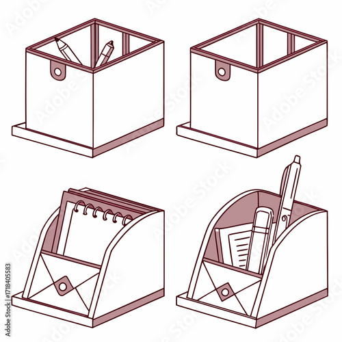 vector illustration of a factory