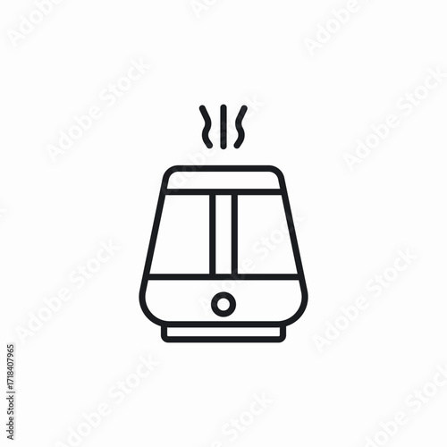 air purifier icon sign vector