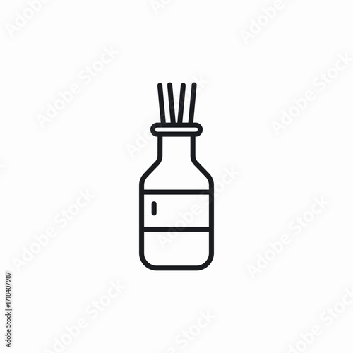 aroma sticks icon sign vector