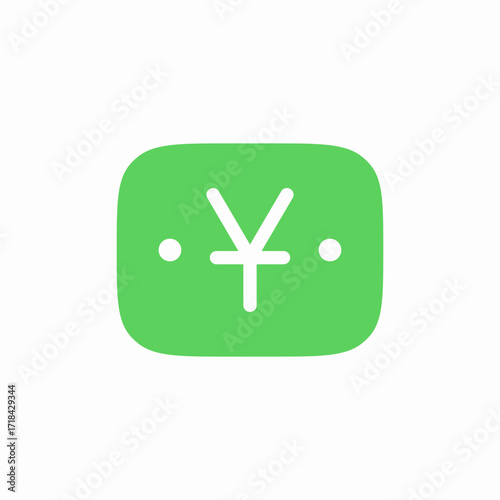 currency money chinese yuan icon sign vector