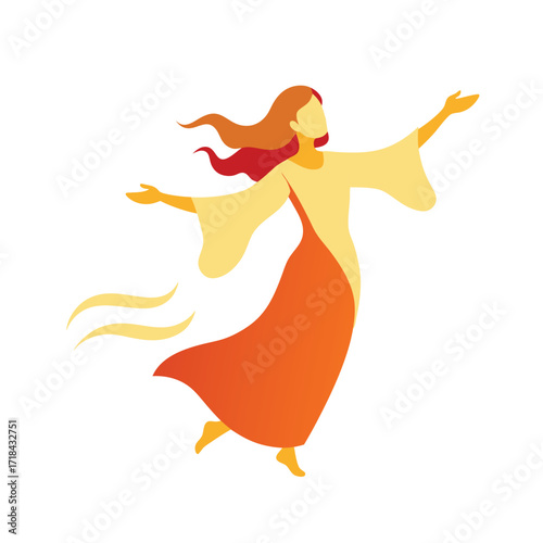 biblical dancer spreading fragrance of jesus