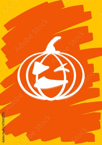 Zucca Halloween schizzo