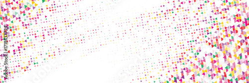 Abstract colorful halftone dotted background texture with scattered vibrant gradient perfect for flyer poster website header banner and creative artworks