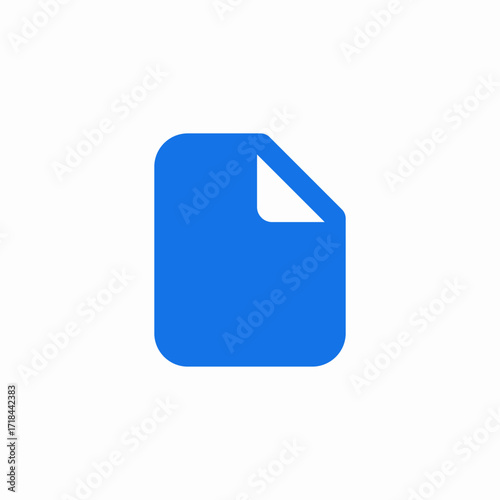 file document icon sign vector