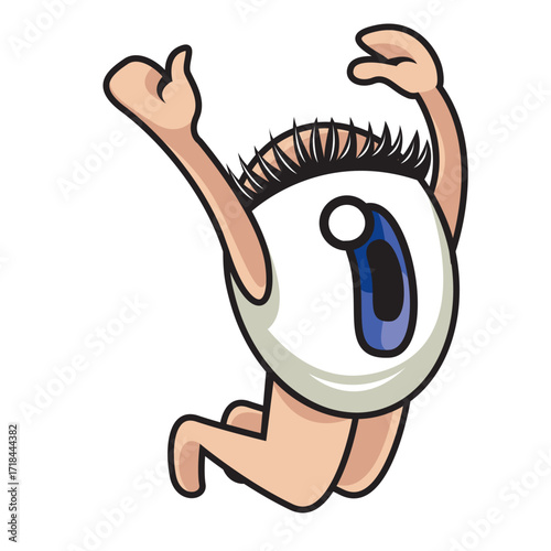 A Collection of Energetic One-Eyed Cartoon Characters World Sight Day