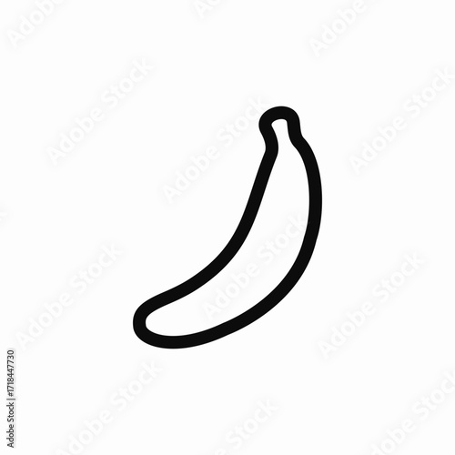 banan fruit icon sign vector