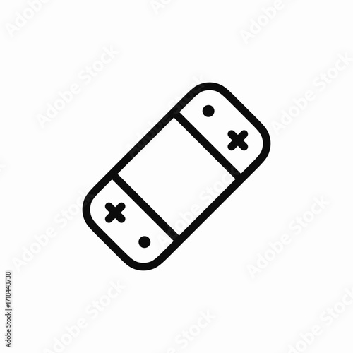 poratble gamepad icon sign vector
