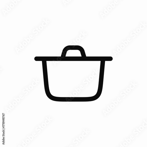 pot cook icon sign vector