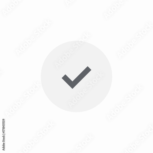 check mark button icon sign vector