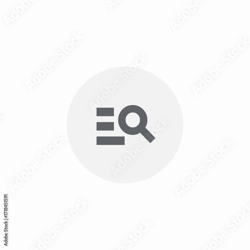 search manage button icon sign vector