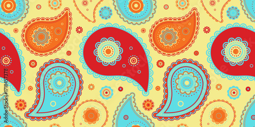 Festival intricate paisley petal. Abstract curl as growth curly. Greeting tropical by tranquility persian.