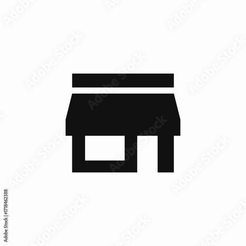 store shop business icon sign vector
